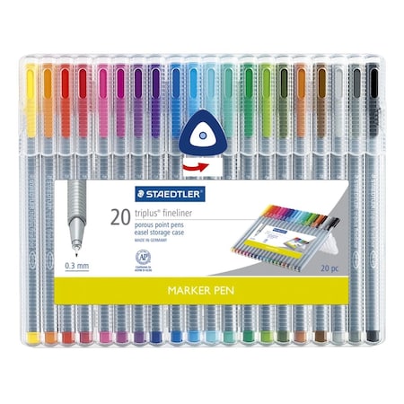 Staedtler-Mars 0.3 mm Triplus Fineliner, 20PK 1568989